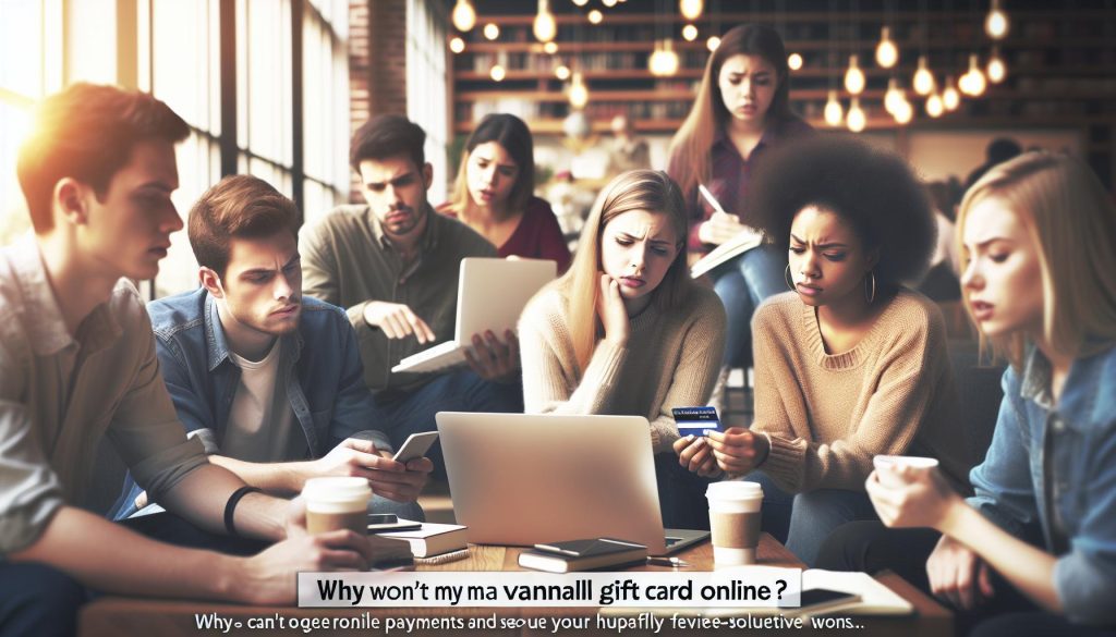 Why Won’t My Vanilla Gift Card Work Online: Student Payment Fixes