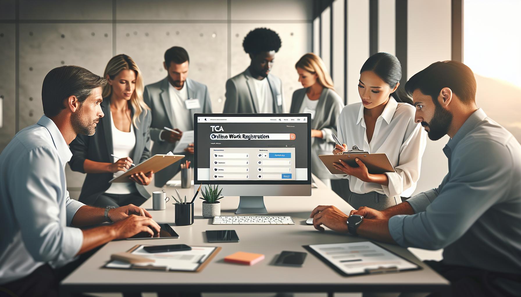 What is TCA Online Work Registration?