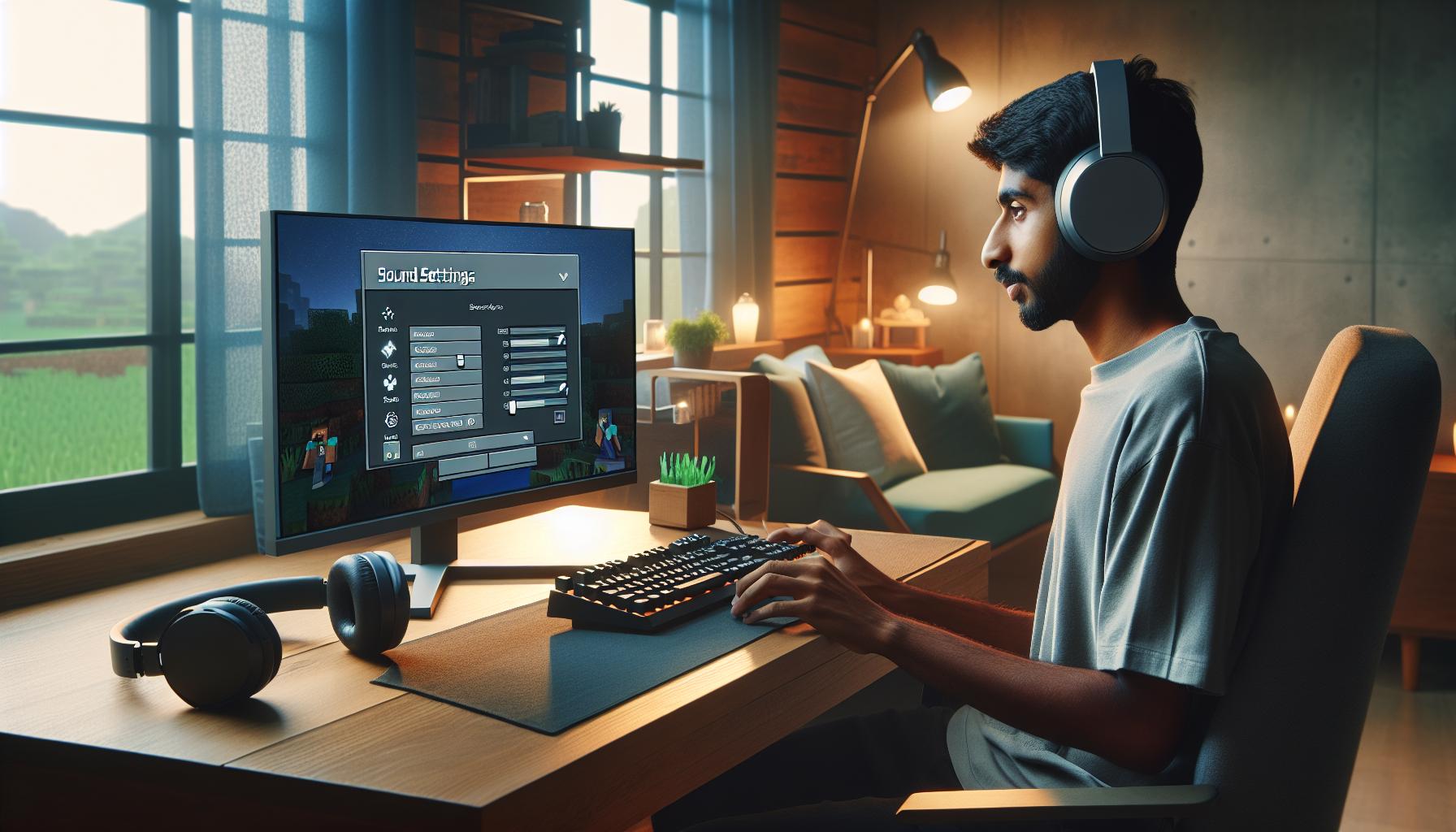 Adjusting In-Game Sound Settings in Minecraft