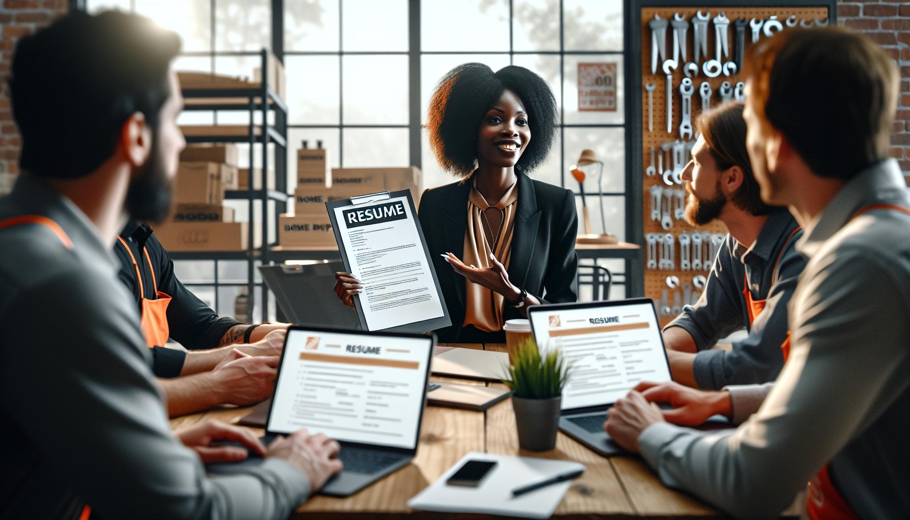 Crafting an Eye-Catching Resume for Home Depot Jobs