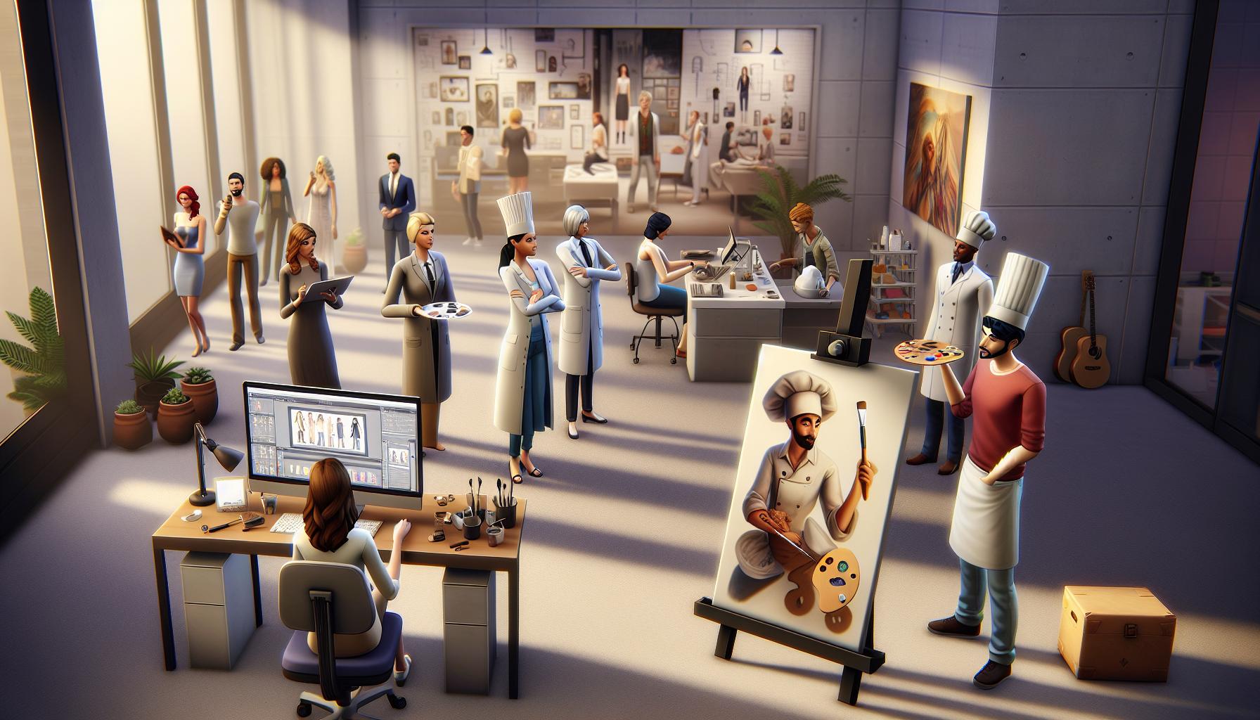 Exploring Different Job Types in The Sims 4
