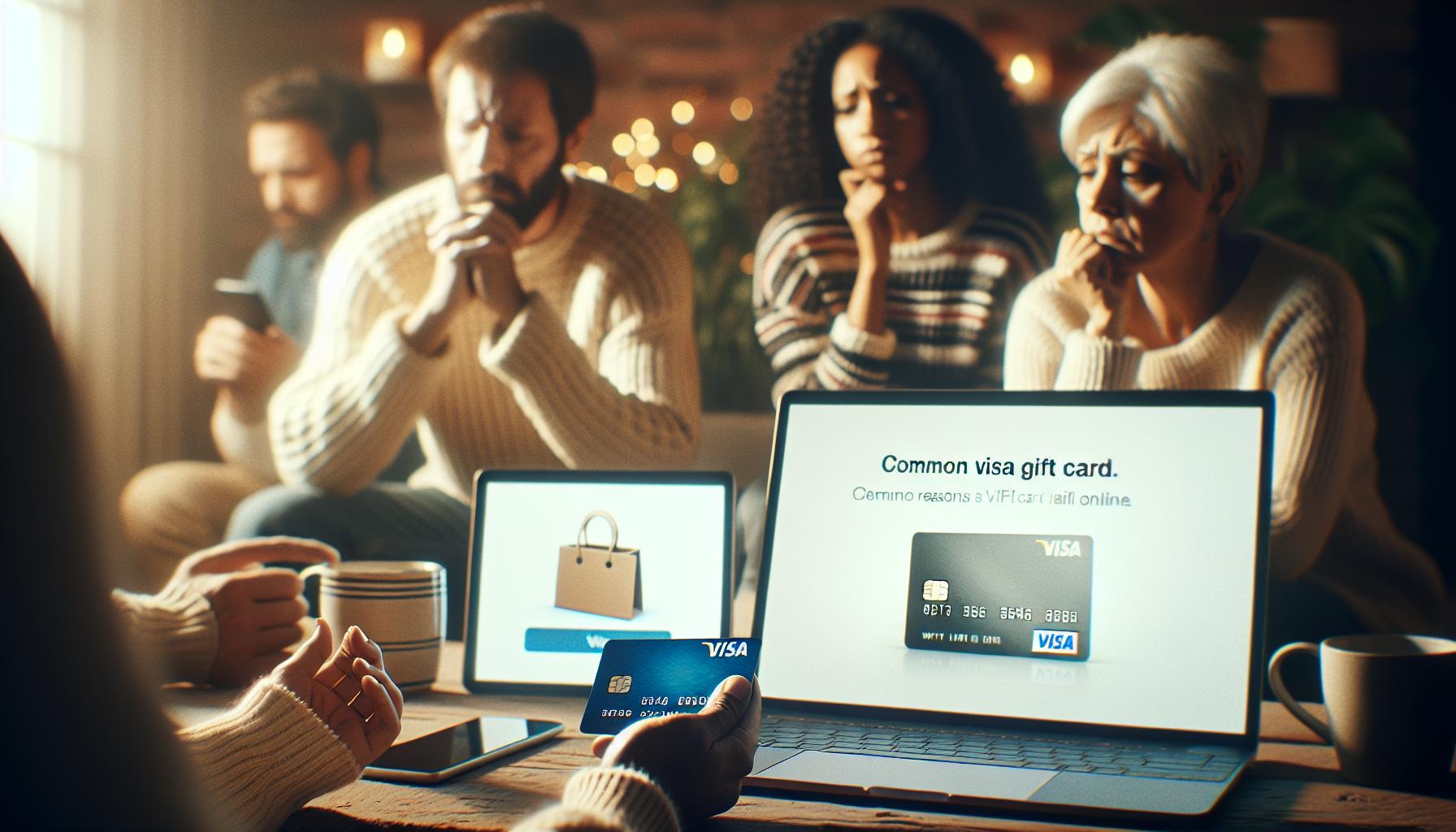 Common Reasons Your Visa Gift Card Fails Online