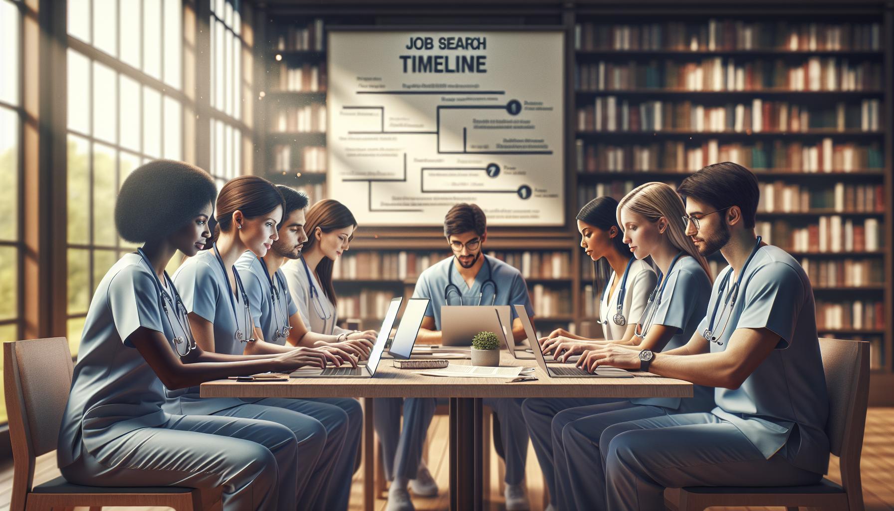 Essential Job Search Timeline for Nursing Students